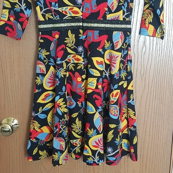 NWT Traffic People Monkey Print Dress Small - Picture 9 of 17